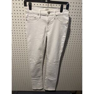 NWT Hudson Nico Midrise Super Skinny Ankle Jeans White Sz 26 $215